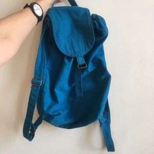 Baggu drawstring backpack in blue - aqua - teal 🎒